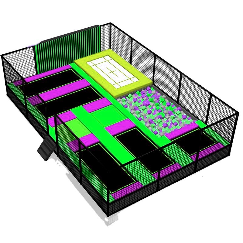Công viên bạt nhún KVCTP0144 - Trampoline park Sàn nhún nhảy Model Trampoline Kinh Bắc