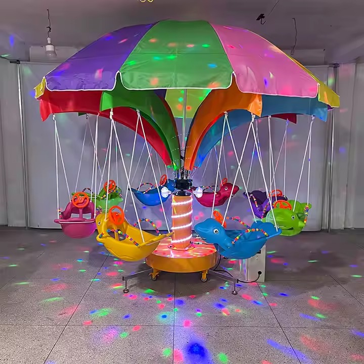 Đu quay ngựa có led DQNLKB Dochoikinhbac - Điểm nhấn nổi bật vui chơi giải trí