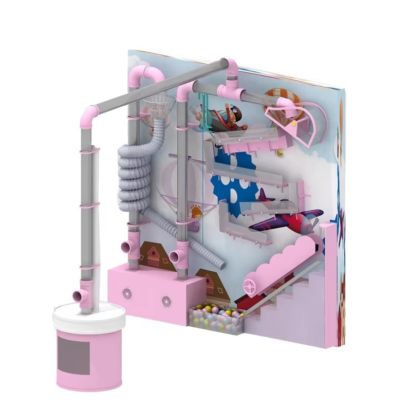 Trò chơi khoa học tường thổi bóng nhựa Ziczac TTBKB01 Dochoikinhbac Trò chơi hấp dẫn trong nhà bóng