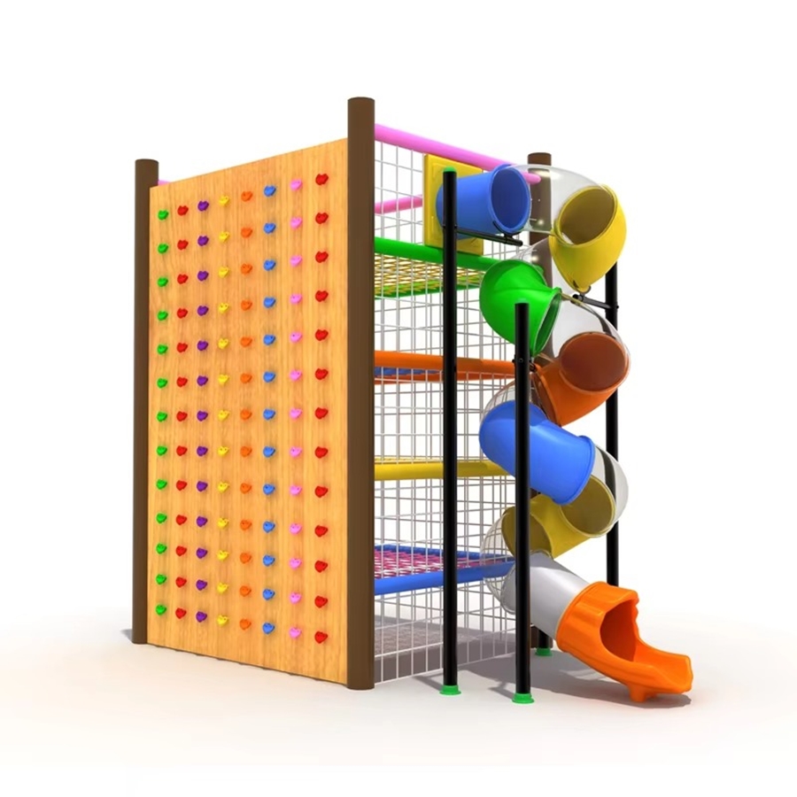 Bộ máng trượt nhựa xoắn 4 Tằng nhập khẩu MTX4TKB Dochoikinhbac- Trò chơi khu vui chơi giải trí