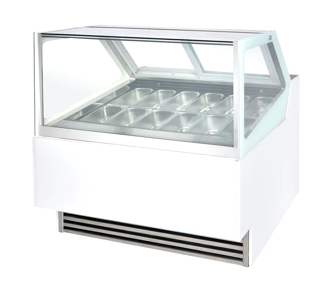 Tủ mát chưng bày kem tươi kem ký TMKTKB3 đồ chơi kinh bắc hấp dẫn cho khu vui chơi giải trí