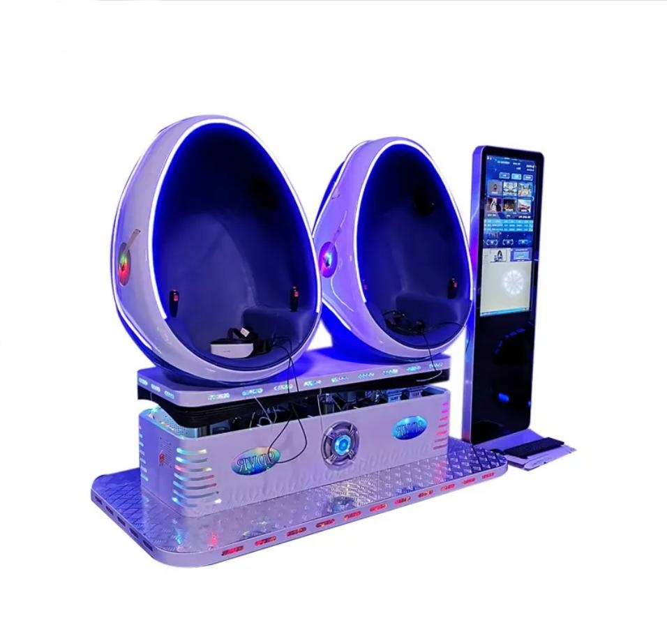Ghế trứng 9D Mô phỏng thực tế ảo 2 Chỗ VR9DKB04 Dochoikinhbac Thu hút trong khu vui chơi