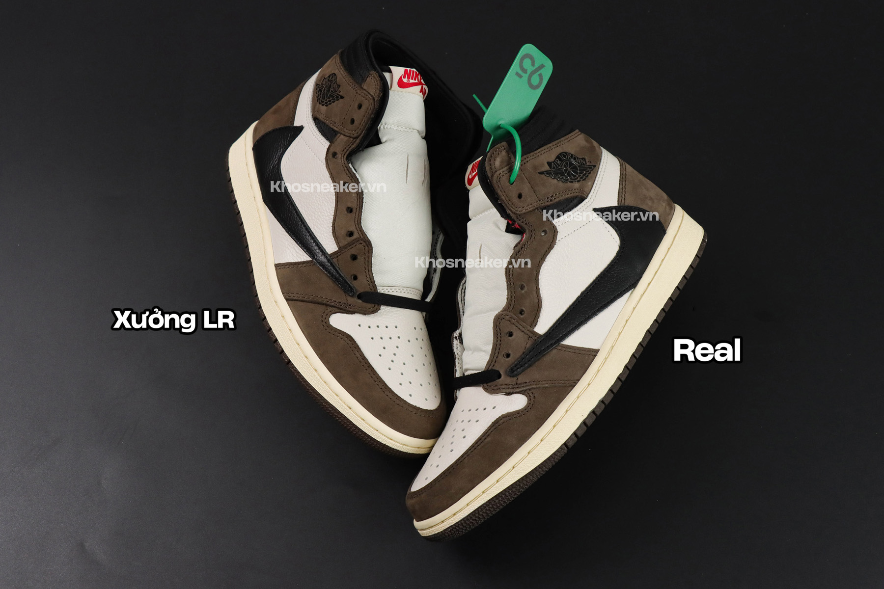 Khosneaker Tập Hợp Các Nhà Máy Tốt Nhất So Sánh vs Real