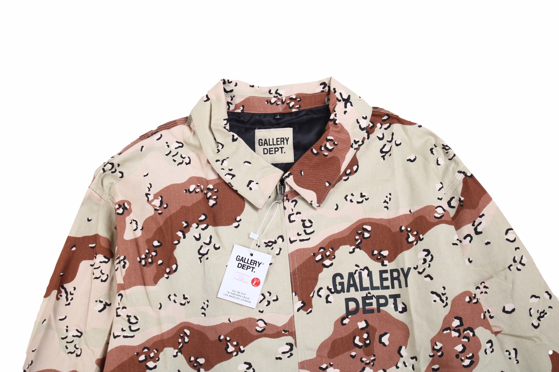 Gallery dept desert camouflage print zipper jacket
