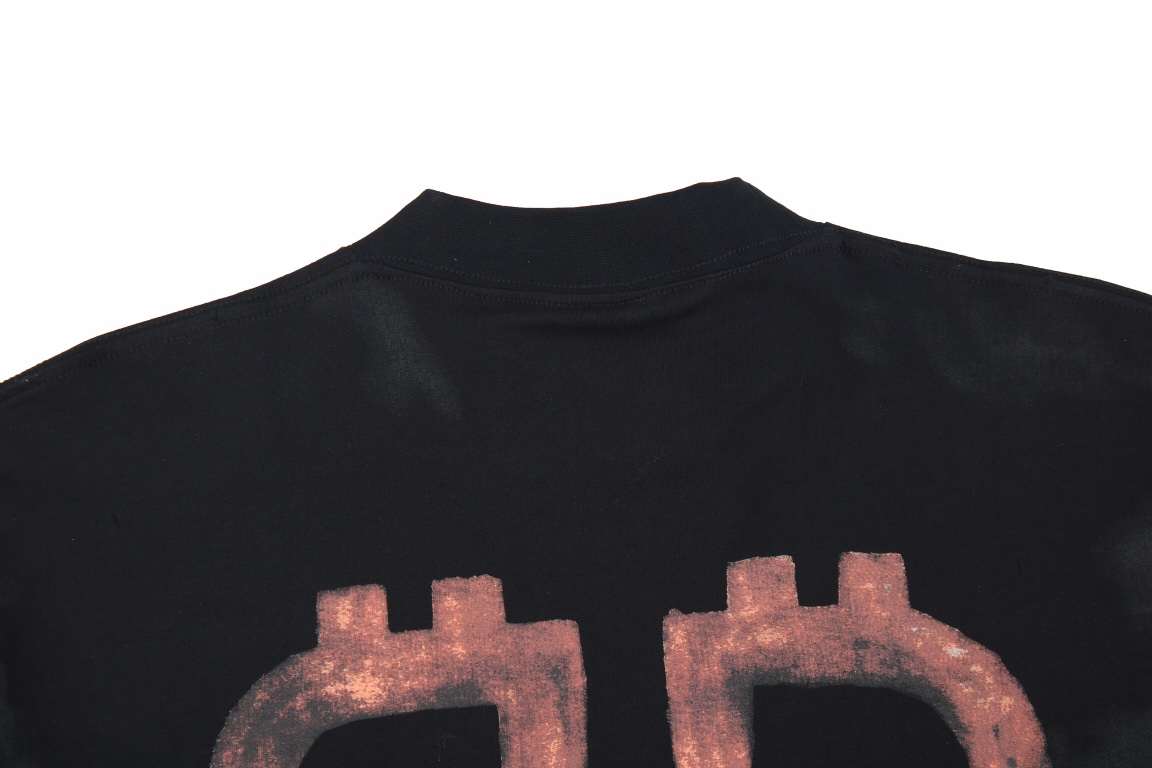 BLCG Balenciaga 23SS BB Bitcoin Short Sleeve T-Shirt Black