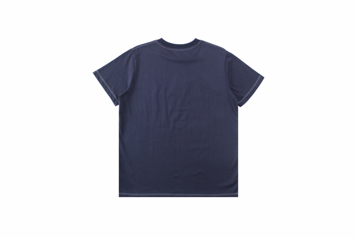 GANNI 23SS Smile Print Short Sleeve T-Shirt