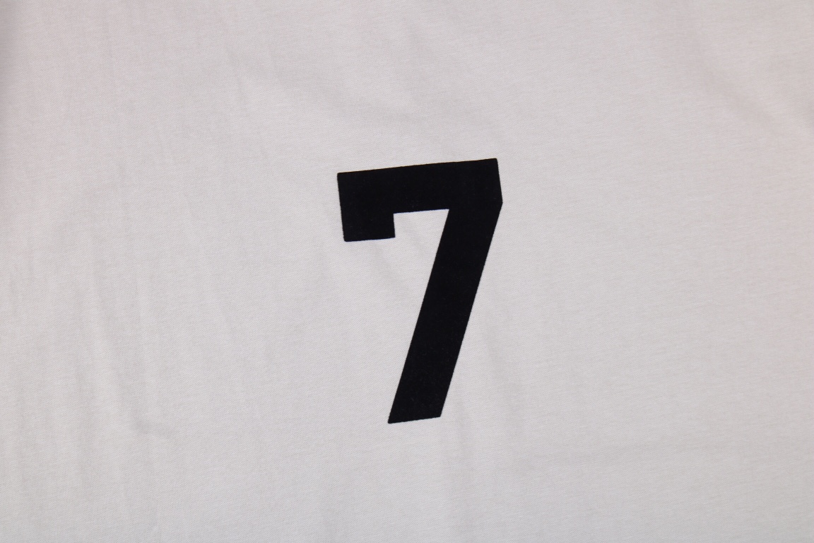 FOG Main Line No. 7 Flocked Letter Short Sleeve Polo Shirt