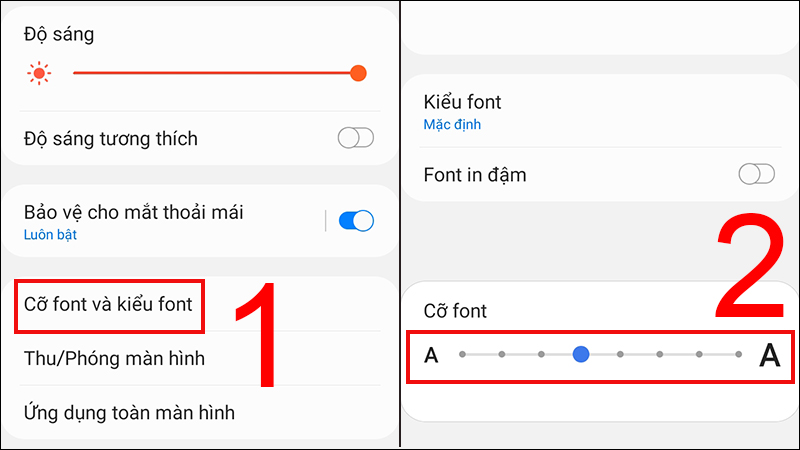 Cách Thay Đổi Kiểu Chữ Trên Điện Thoại Samsung Đơn Giản