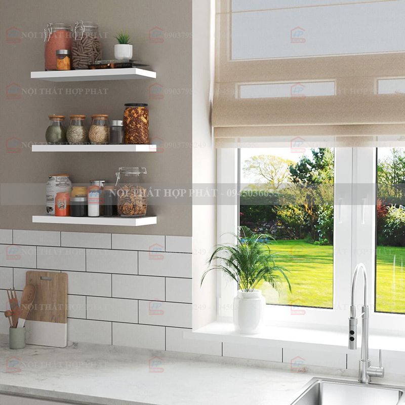 Kệ Gỗ Trang Trí Treo Tường