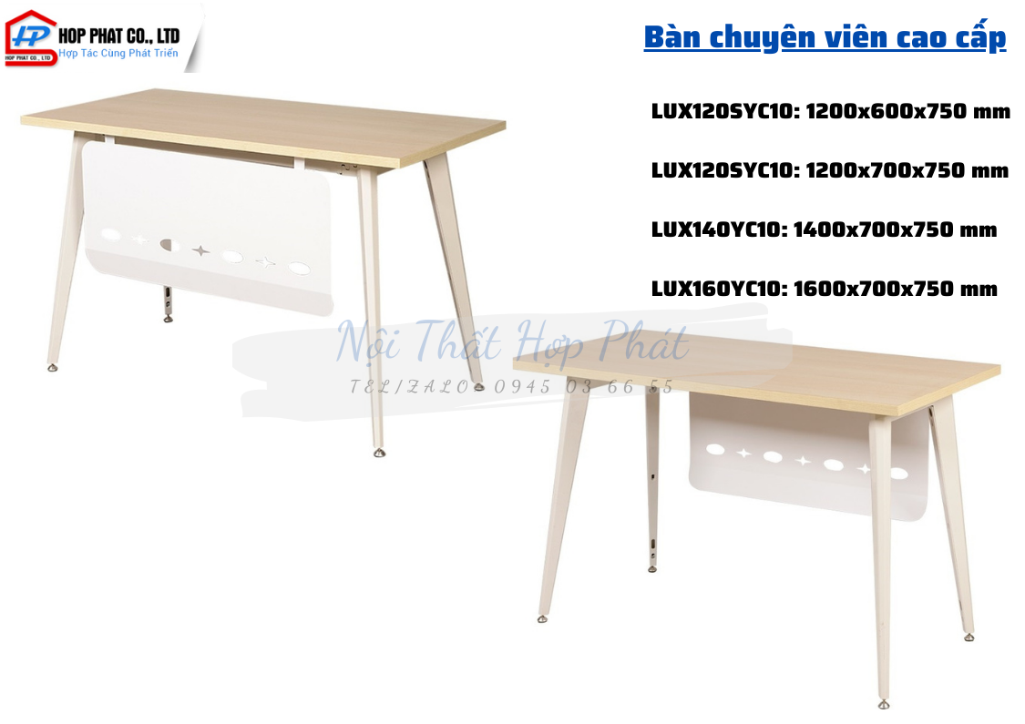 Bàn Chuyên Viên Cao Cấp LUX120YC10