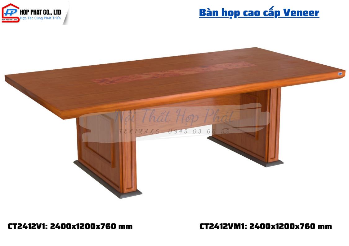 BÀN HỌP VENEER CT2412V1