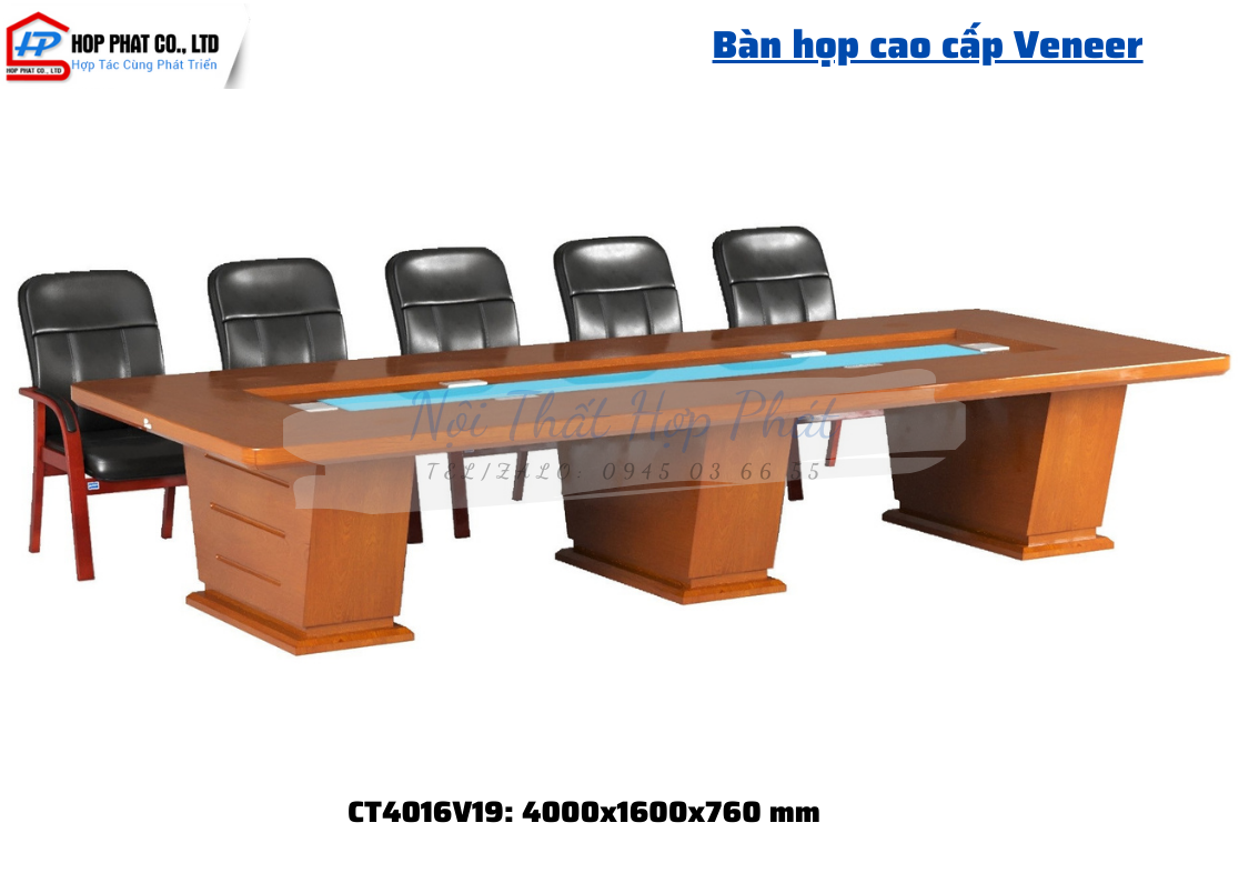 BÀN HỌP VENEER CT4016V19