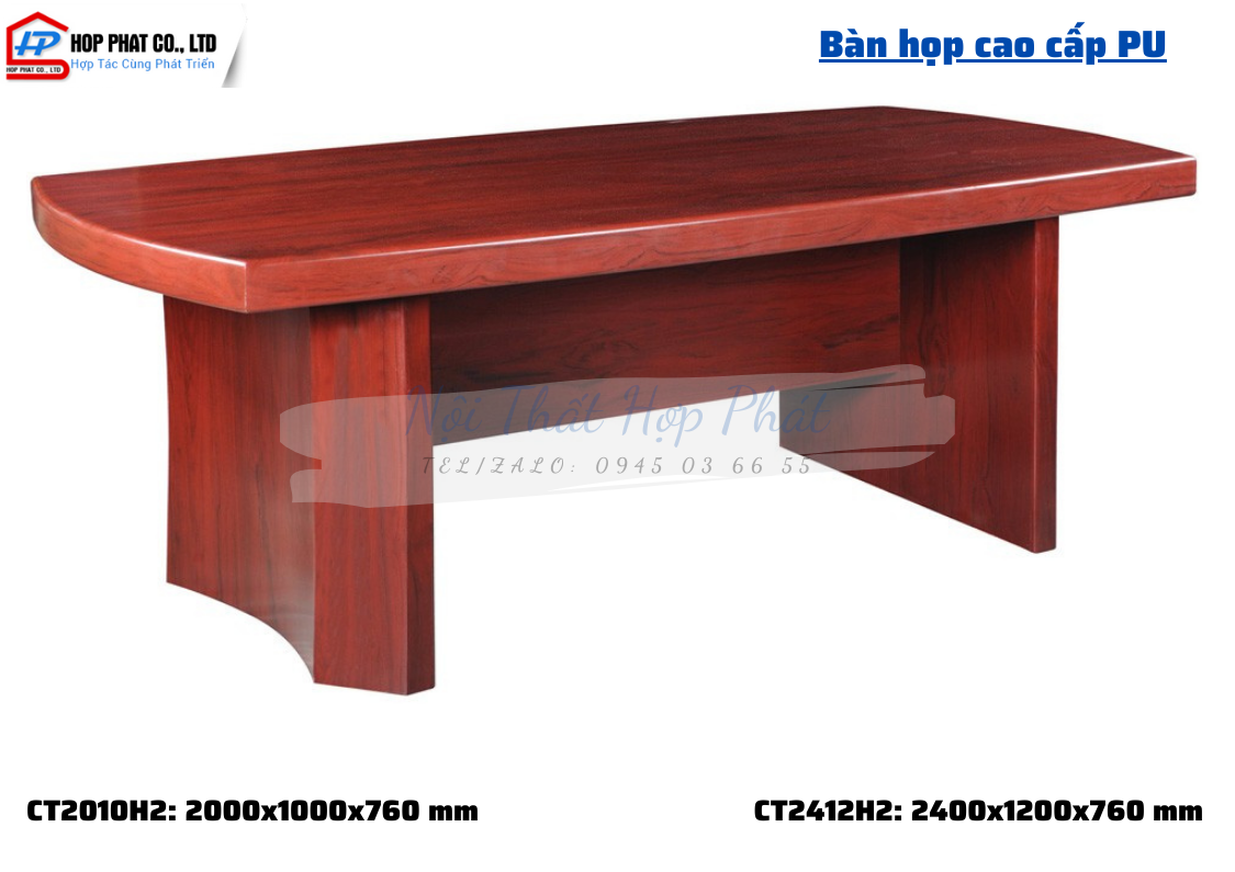 BÀN HỌP SƠN PU CT2412H2