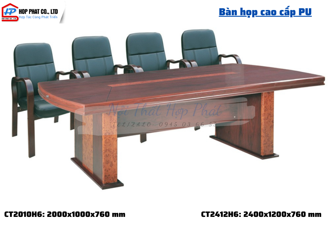 BÀN HỌP CAO CẤP SƠN PU CT2010H6