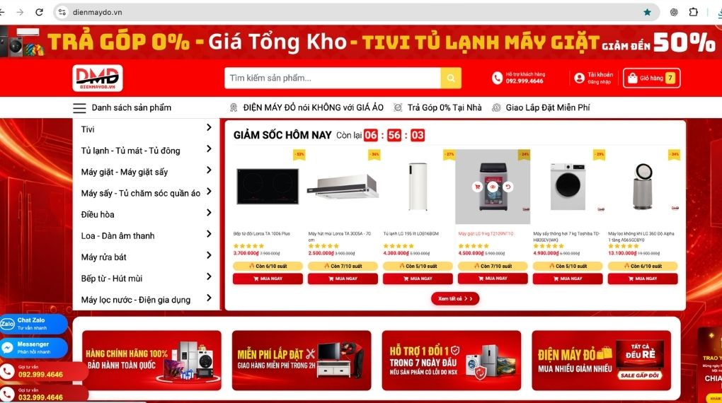 Kinh nghiệm mua điện máy online an toàn tại Hà Nội