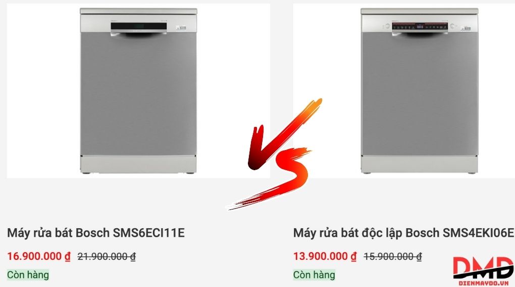 So sánh Bosch SMS4EKI06E và SMS6ECI04E