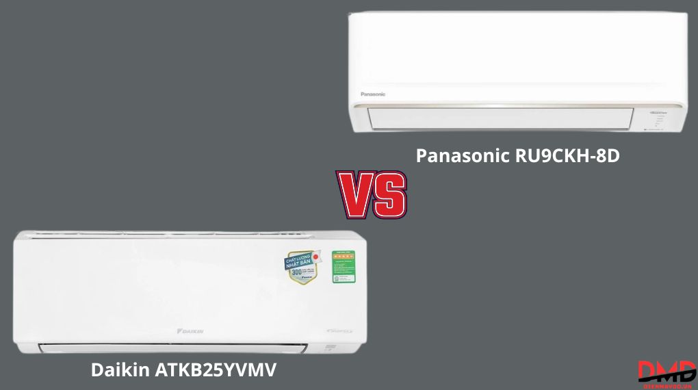 So sánh Panasonic RU9CKH-8D và Daikin ATKB25YVMV