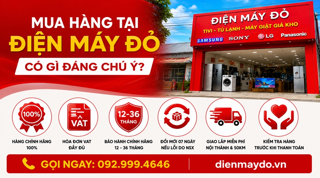 Chính sách đổi trả tại Điện Máy Đỏ như thế nào?
