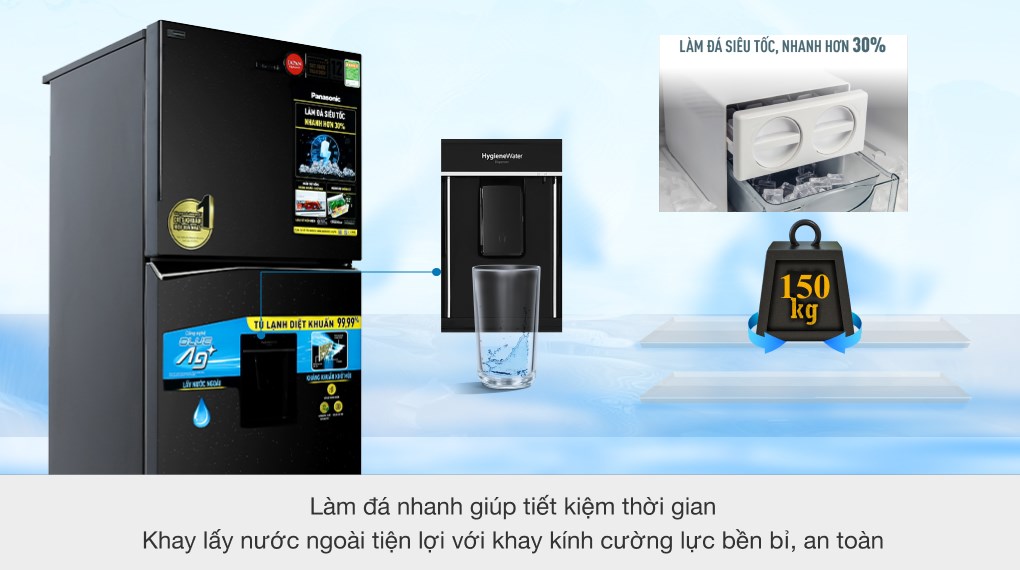 Tủ Lạnh Panasonic Inverter 326 Lít NR-TL351GPKV
