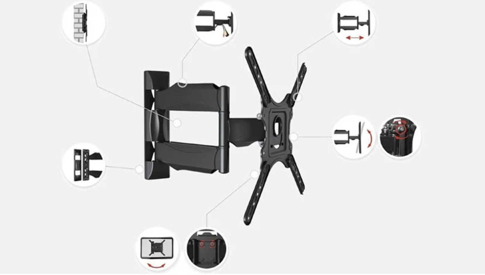 Giá treo tivi North Bayou P4 (32 - 55 inch)