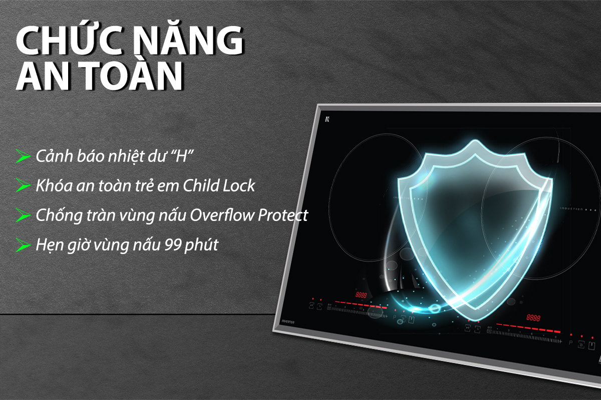 Bếp từ đôi Lorca TA 1006 Plus