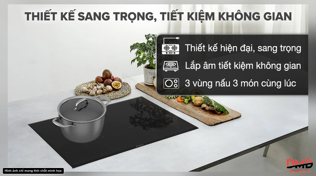 Bếp từ 3 vùng nấu Bosch PID675DC1E