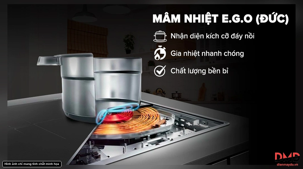 Bếp từ 3 vùng nấu Bosch PID775DC1E