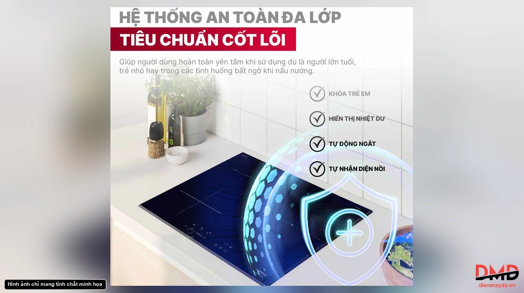 Bếp từ 3 vùng nấu Hafele HC-I6035B