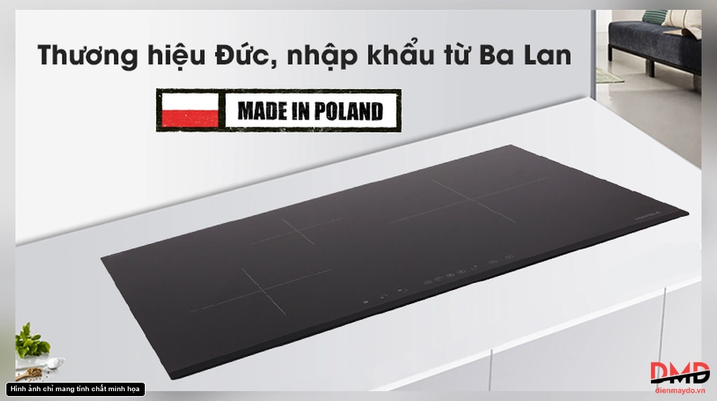 Bếp từ 3 vùng nấu Hafele HC-IS773EA