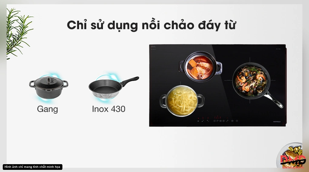 Bếp từ 3 vùng nấu Hafele HC-IS773EA