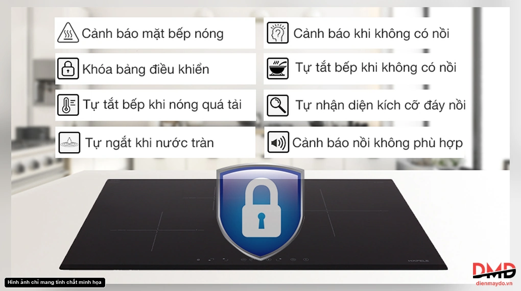 Bếp từ 3 vùng nấu Hafele HC-IS773EA