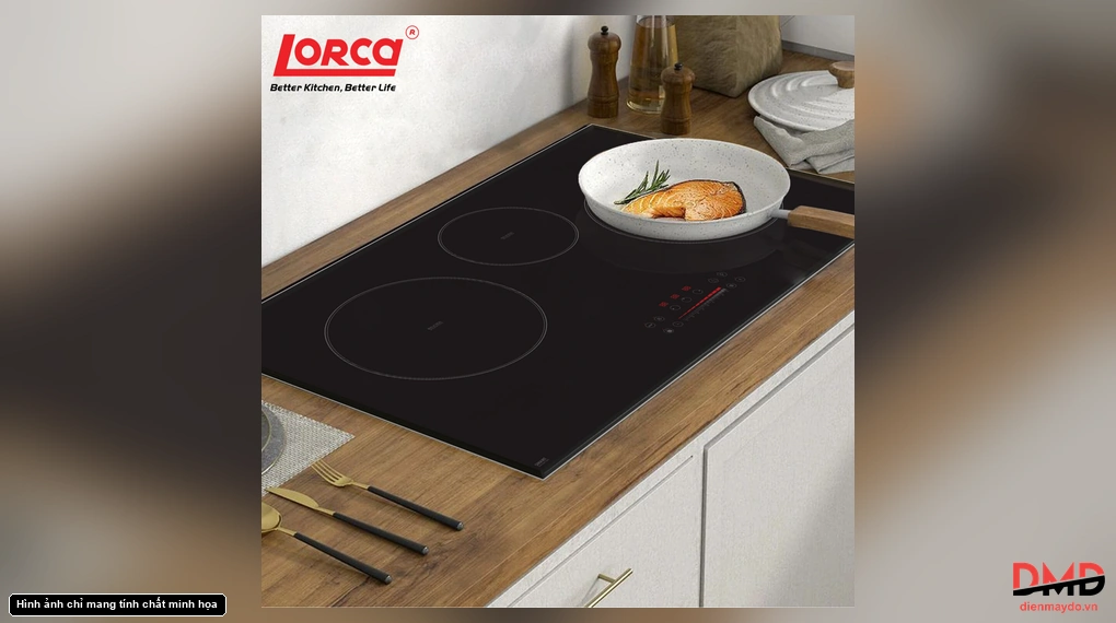 Bếp từ 3 vùng nấu Lorca LCI 309 PLUS