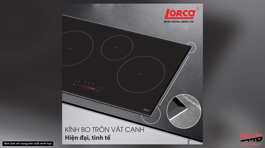 Bếp từ 3 vùng nấu Lorca LCI 309 PLUS