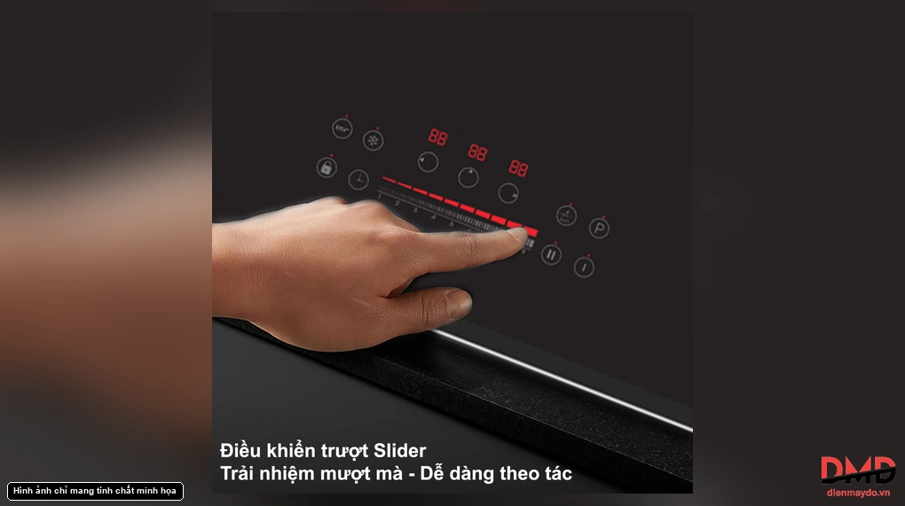 Bếp từ 3 vùng nấu Lorca LCI 309 PLUS