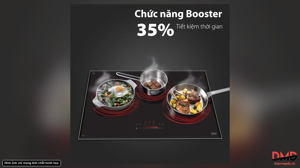 Bếp từ 3 vùng nấu Lorca LCI 309 PLUS