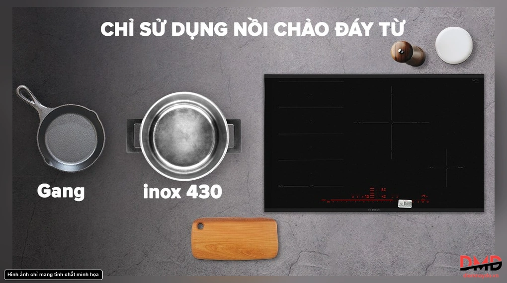 Bếp từ 4 vùng nấu Bosch PXE875DC1E