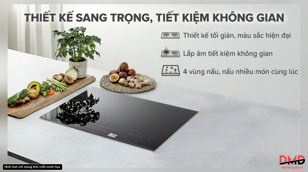 Bếp từ 4 vùng nấu Bosch PXE875DC1E