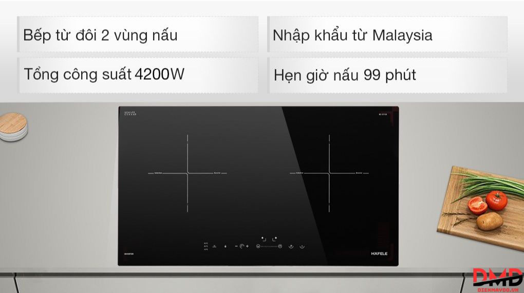 Bếp từ đôi Hafele HC-I2712A có phù hợp căn hộ chung cư?