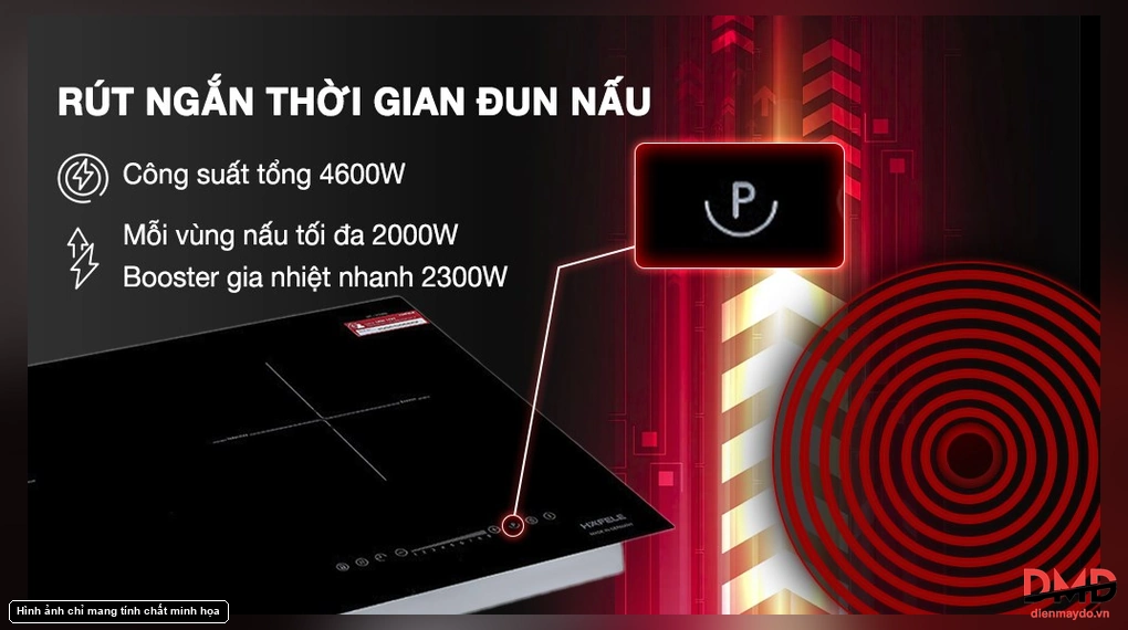 Bếp từ đôi Hafele HC-I7325B