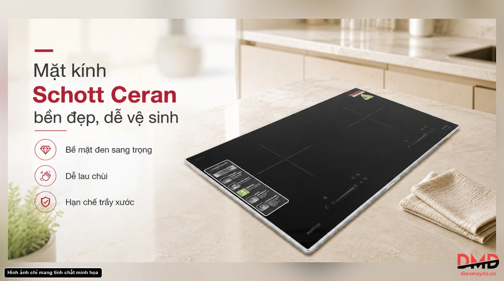 Bếp từ đôi Hafele HC-I7326B