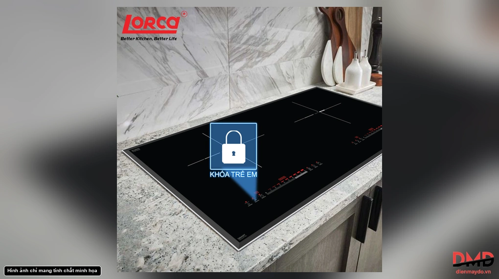 Bếp từ đôi Lorca LCI 379 PRO