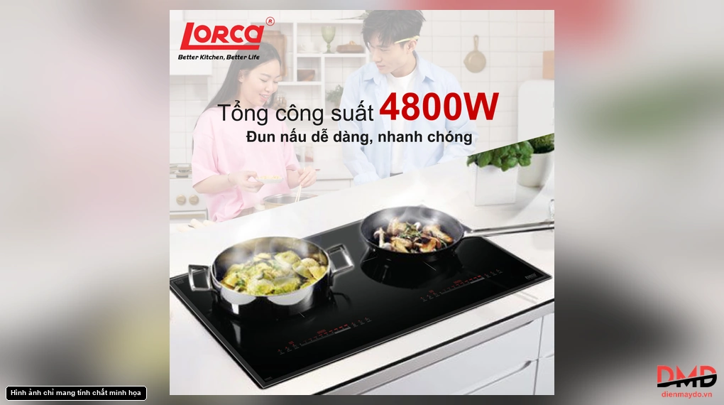 Bếp từ đôi Lorca LCI 379 PRO