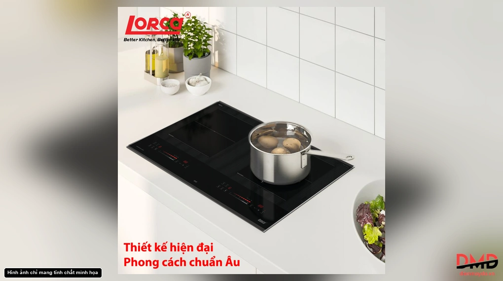 Bếp từ đôi Lorca LCI 80065 PULUX8E