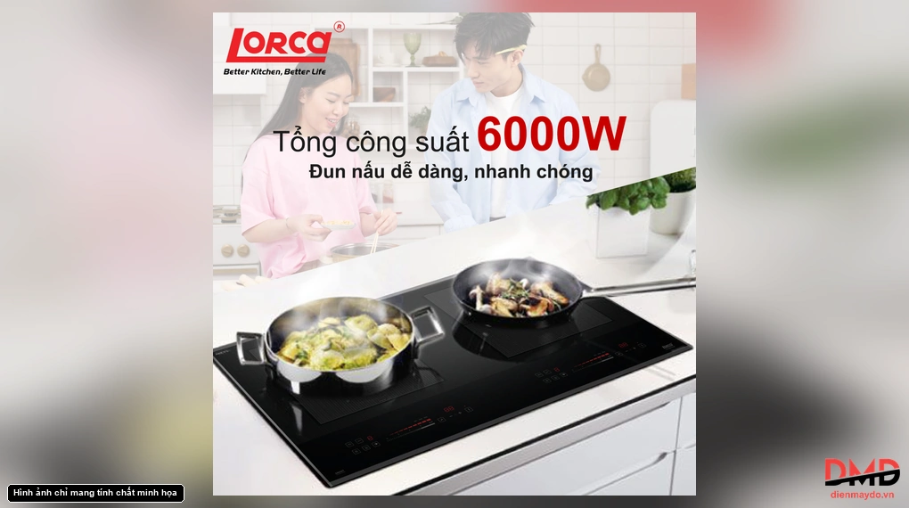 Bếp từ đôi Lorca LCI 806 PLUS