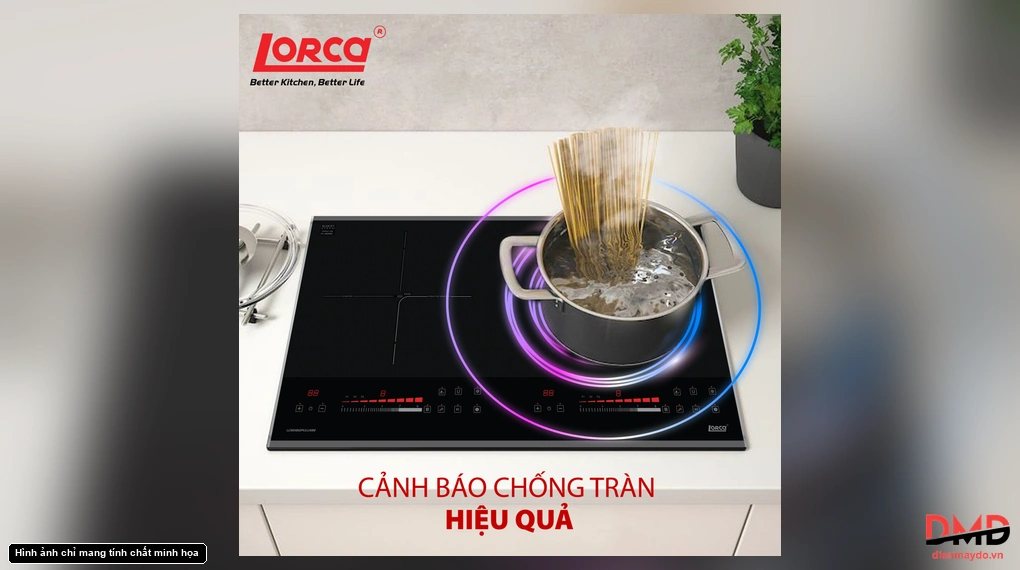 Bếp từ đôi Lorca LCI 80812 PULUX8E