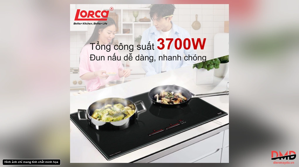 Bếp từ đôi Lorca LCI 809 PRO