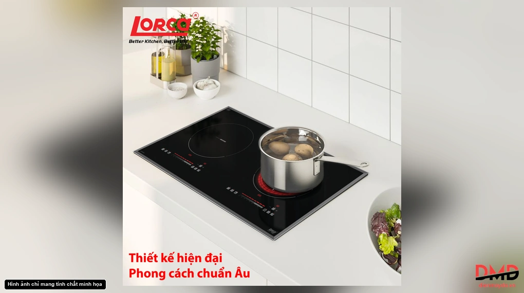 Bếp từ đôi Lorca LCI 886D
