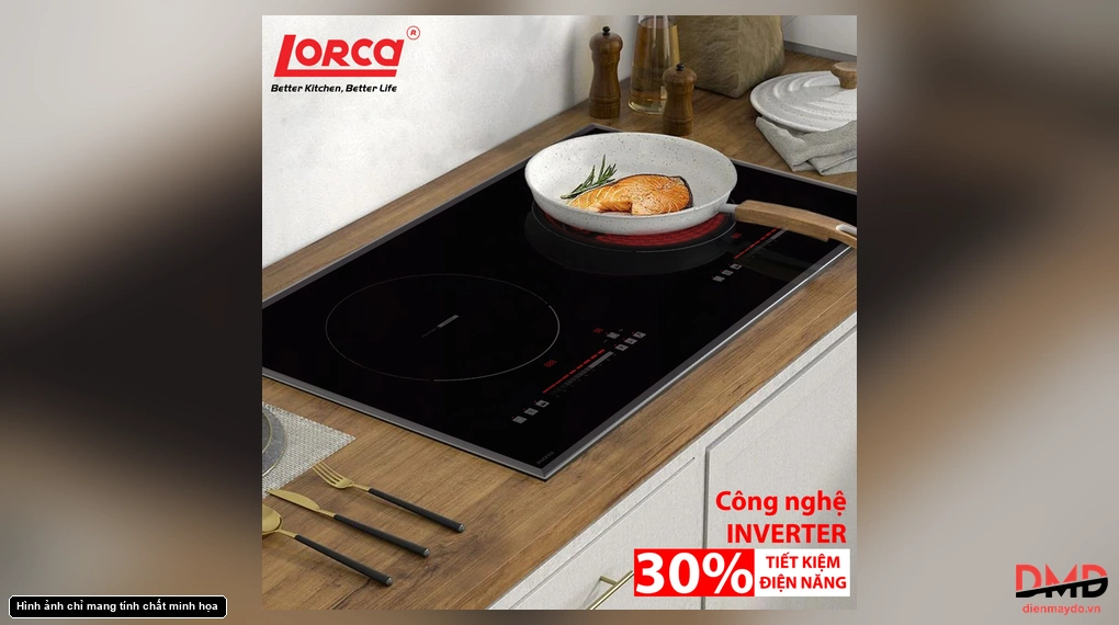 Bếp từ đôi Lorca LCI 886D