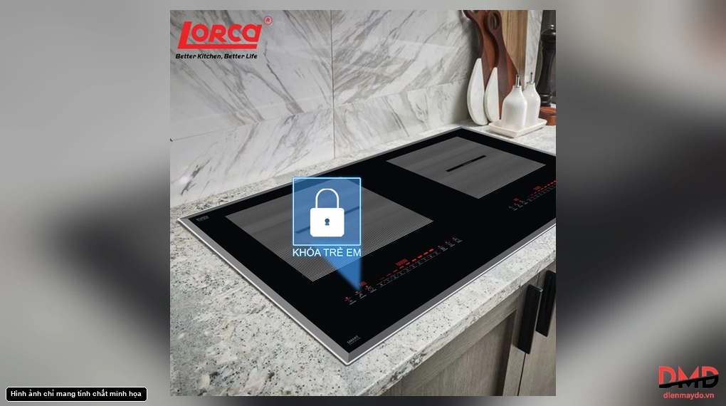 Bếp từ đôi Lorca LCI 886PRO