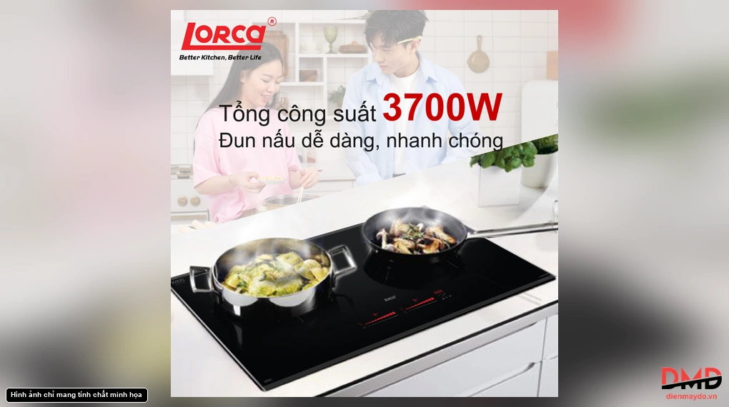 Bếp từ đôi Lorca LCI 999 PRO